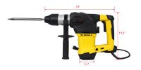 Professioinal Quality 1-1/4' SDS-Plus Heavy Duty Rotary Hammer Drill 13 Amp - Vibration Control, 3 F