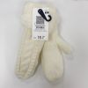 Schintoch Women Fashion Knit Twist Flowers Mittens Winter Female Fleece Thickening Warm Full Finger Gloves