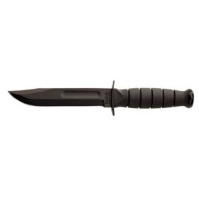 KA-BAR Short Fixed 5.25 in Black Blade Kraton Handle